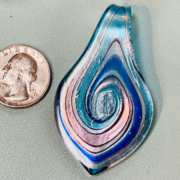 ✨Murano-Style Blown Glass Water Drop
Pendant & Earrings Set - Picture 6 of 11